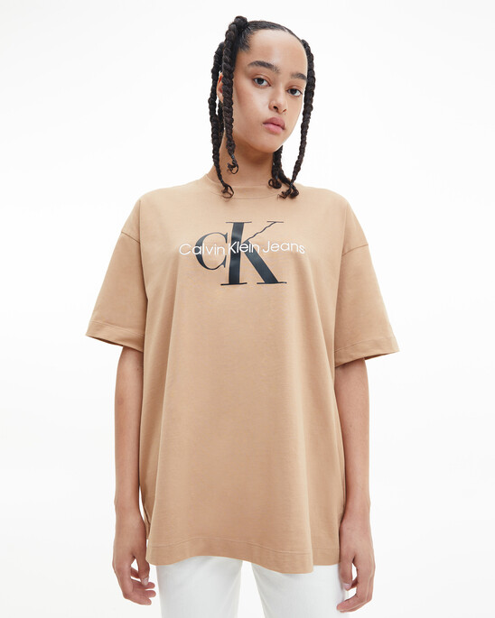 ICONIC MONOLOGO BOYFRIEND TEE