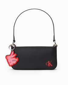 YEAR OF THE RABBIT SHOULDER BAG, BLACK, hi-res