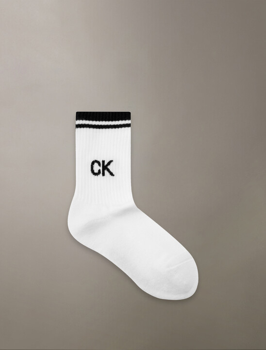 CK Ribbed Crew Sock