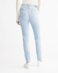 37.5 BODY 高腰緊身版型, Light Blue Back Embro, hi-res