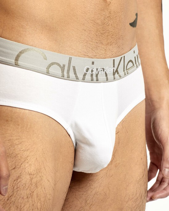 EMBOSSED ICON COTTON HIPSTER BRIEFS
