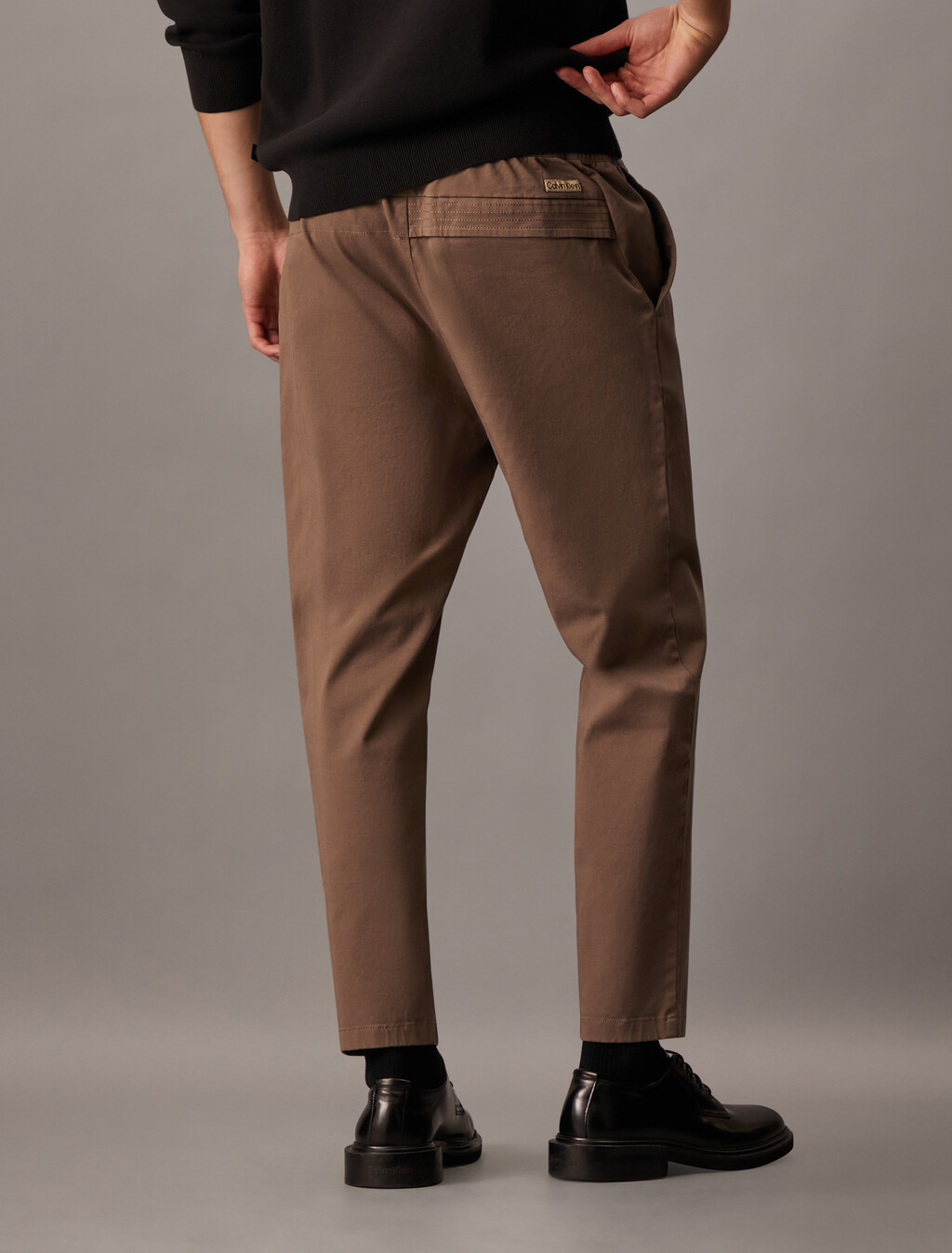 Essentials Slim Drawcord Chinos, Falcon, hi-res