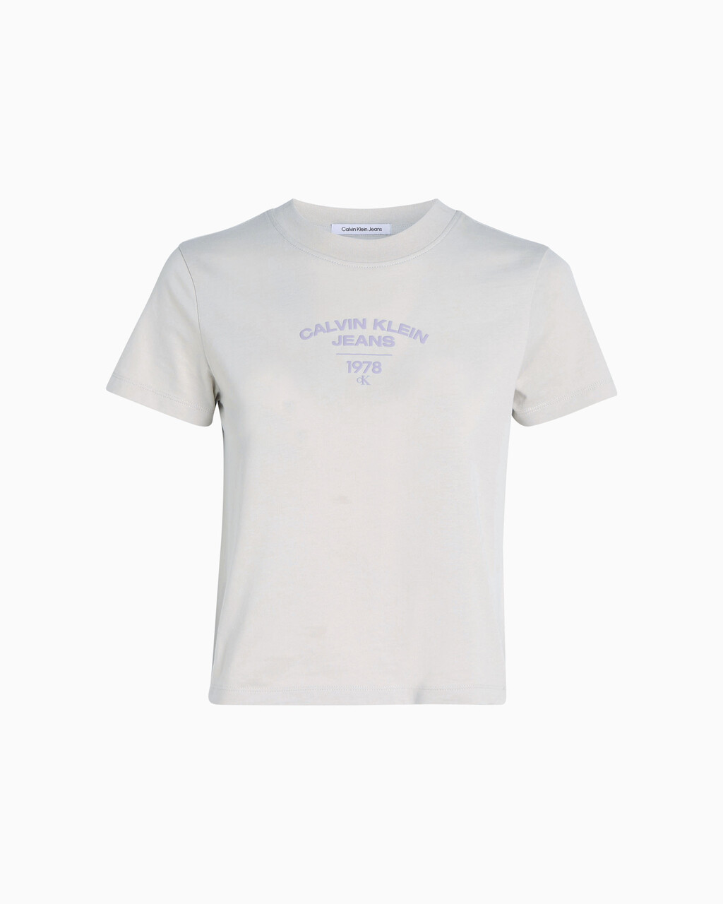 Slim Varsity Logo T-Shirt, Eggshell, hi-res