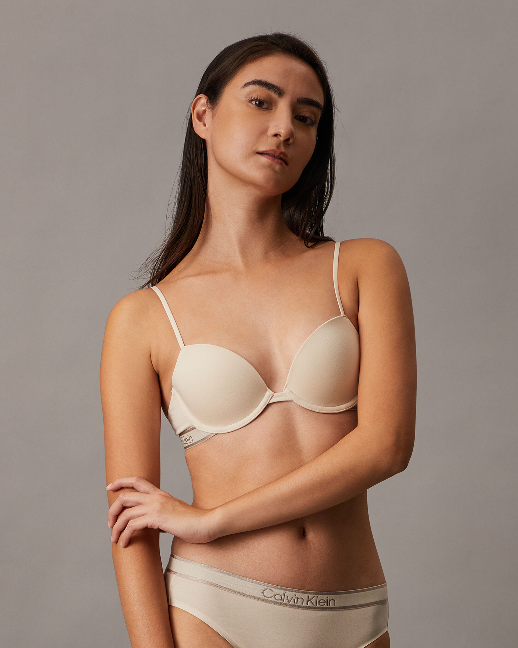Tonal logo lightly lined bralette cheap