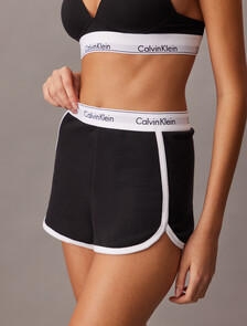 Modern Cotton Sleep Shorts, Black (Legacy 001), hi-res