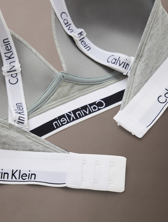 Icon Cotton Lightly Lined Plunge Bra