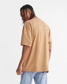CALVIN LOGO 圓領上衣, Tigers Eye, hi-res