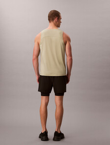 Water-Repellent 2-in-1 Gym Shorts, Black, hi-res