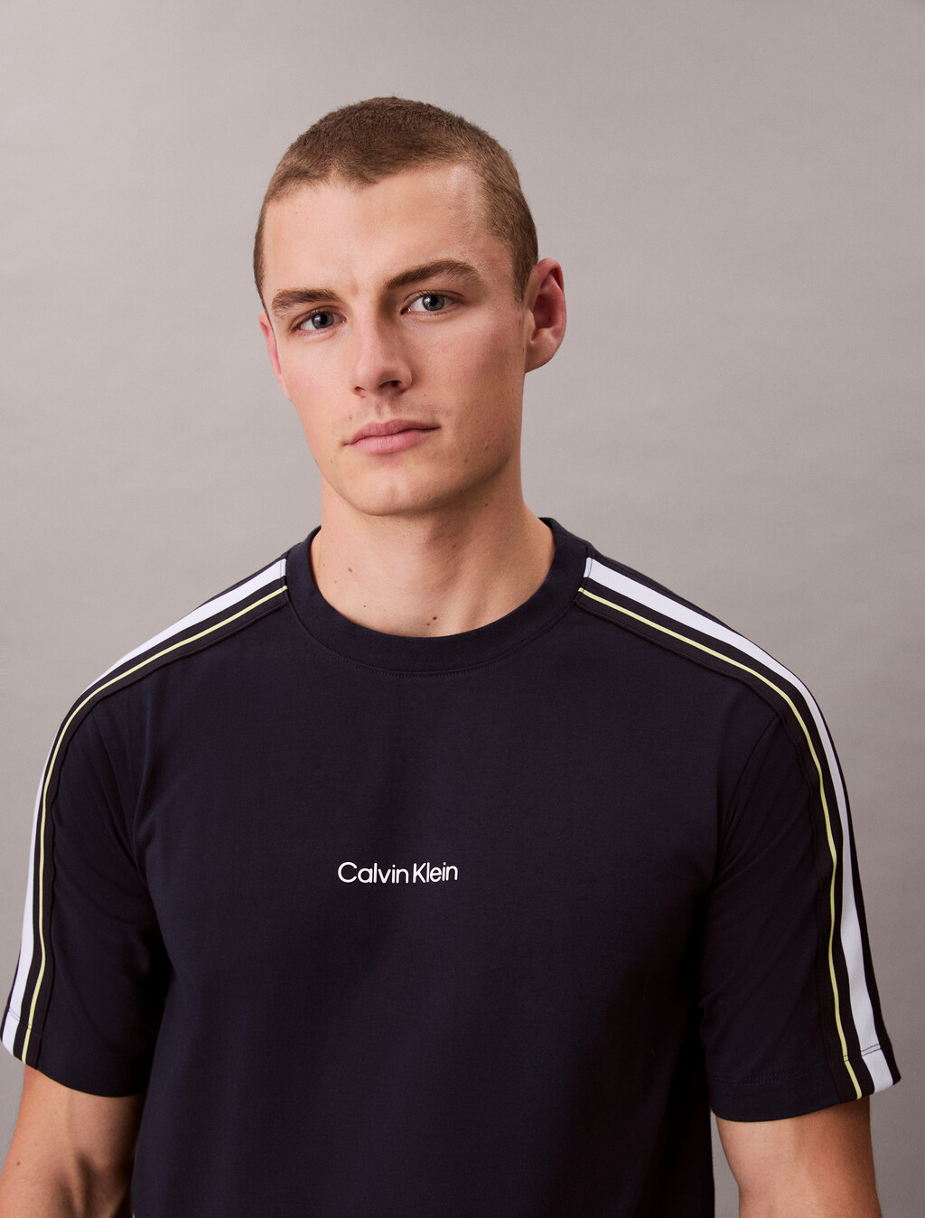 棉質混紡健身 T 恤, Shoreline, hi-res