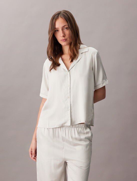 Satin Sheen Pyjama Shirt