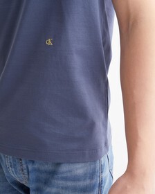 PREMIUM CAPSULE 雙絲光棉 T 裇, AEGEAN SEA, hi-res