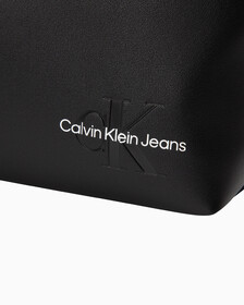 SCULPTED ROUND BAG WITH LOGO TAG, BLACK, hi-res