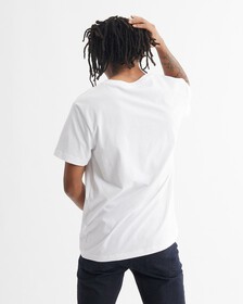 CK BADGE REGULAR TEE, Bright White, hi-res