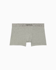 EMBOSSED ICON COTTON TRUNKS, Grey Heather, hi-res