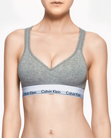 MODERN COTTON 集中型低胸內衣, H111 Heather Grey, hi-res
