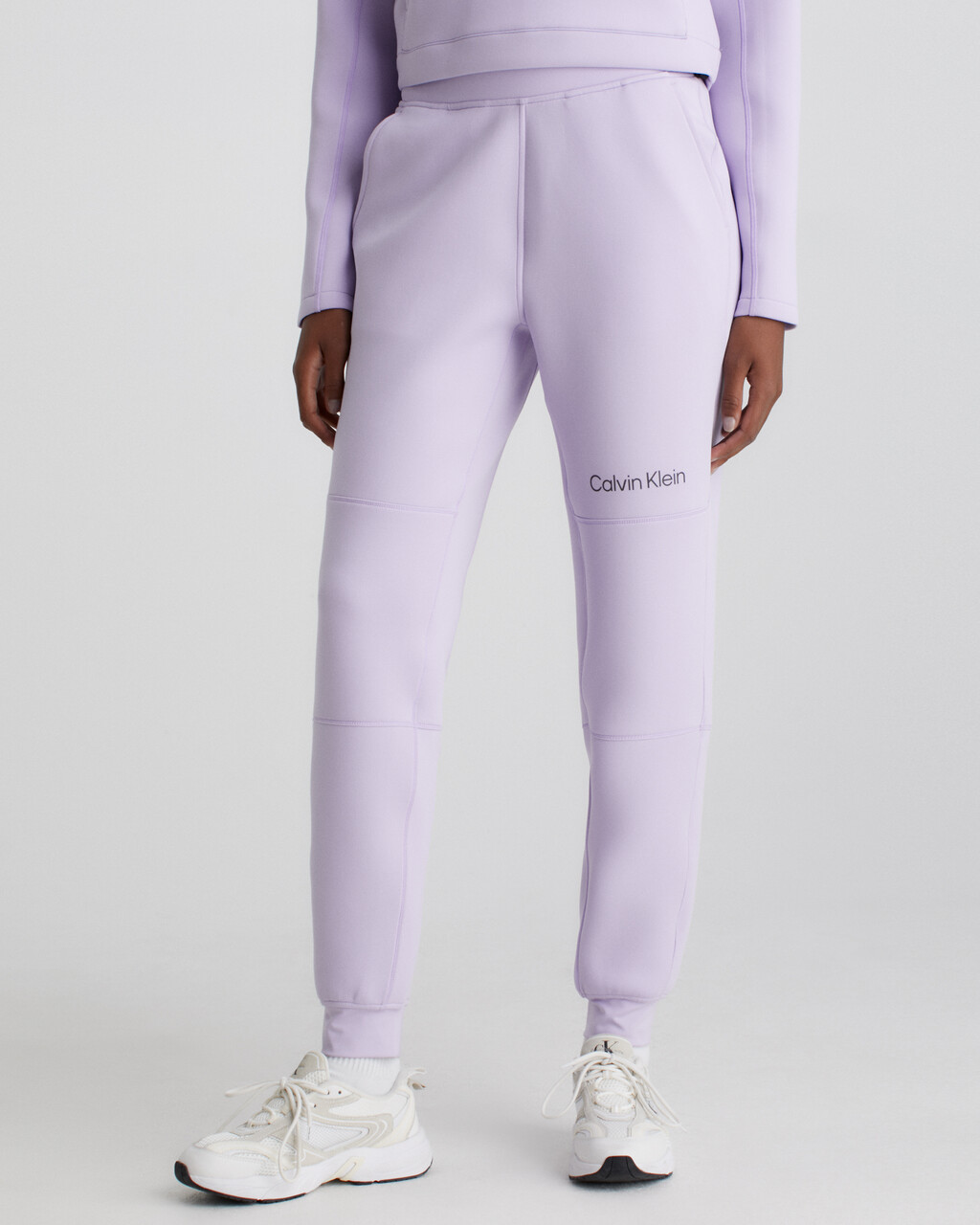 Relaxed Spacer Knit Joggers, PASTEL LILAC, hi-res