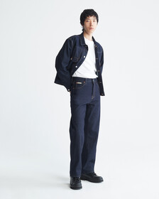 STANDARDS ICONIC STRAIGHT FIT VINTAGE SELVEDGE JEANS, CK RAW SELVEDGE, hi-res