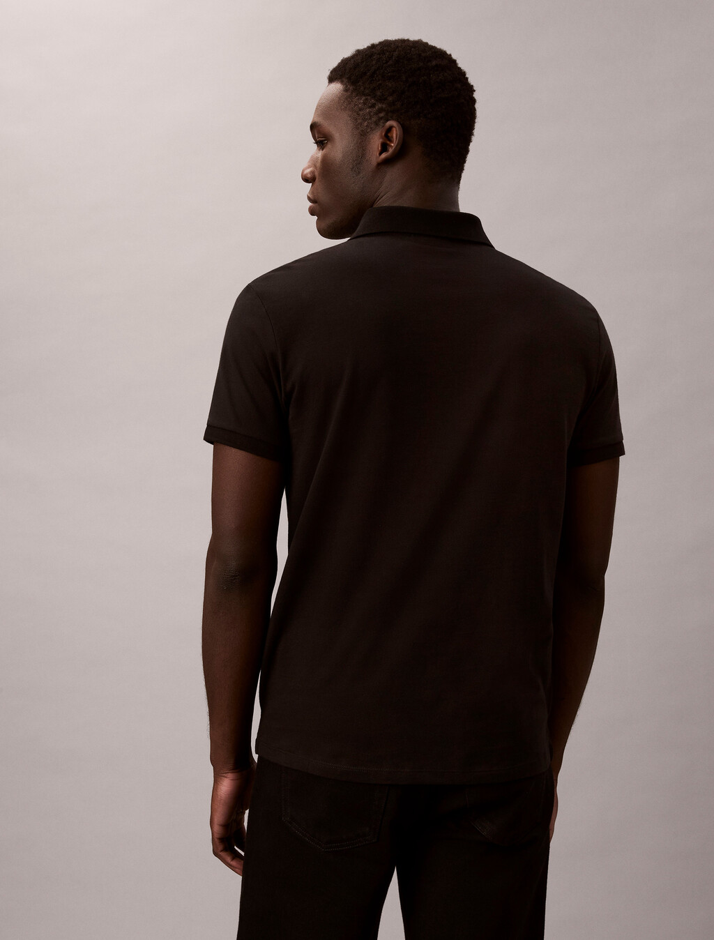 Classic Monogram Polo, Black, hi-res