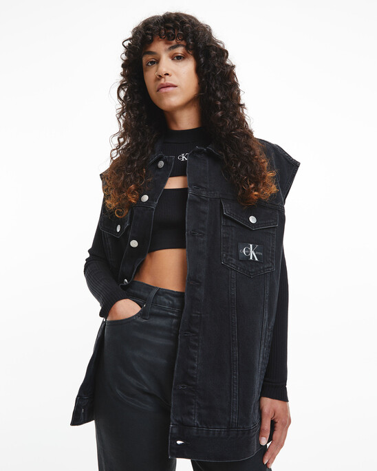 OVERSIZED DENIM VEST