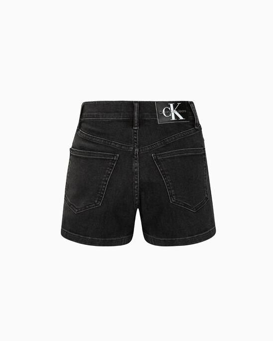 37.5 RECYCLED COTTON HIGH RISE DENIM SHORTS