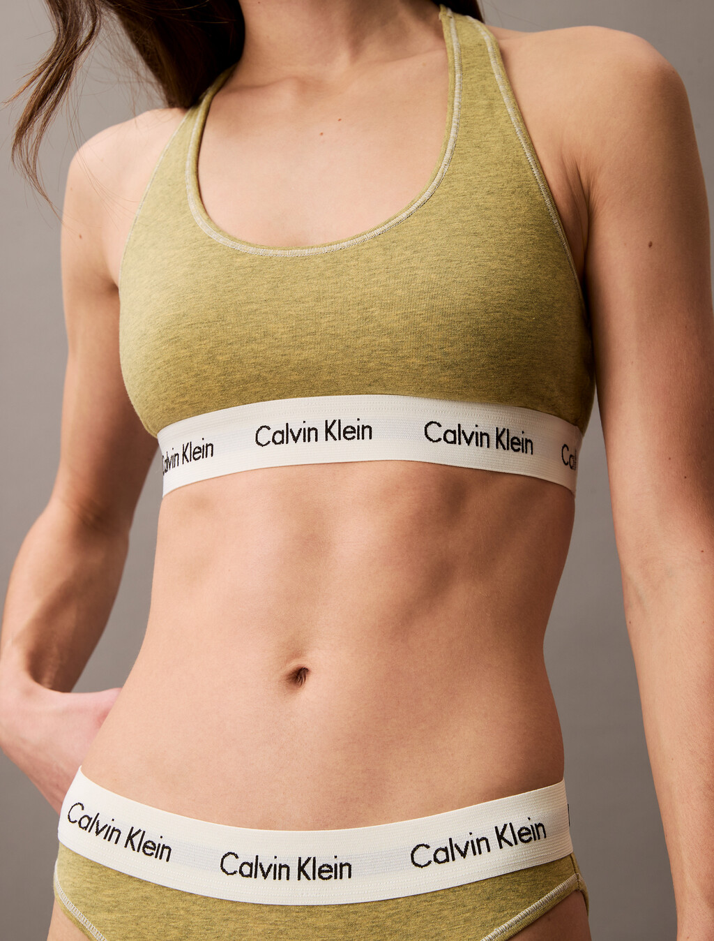 Bralette - Icon Cotton Stretch, Spanish Lime, hi-res