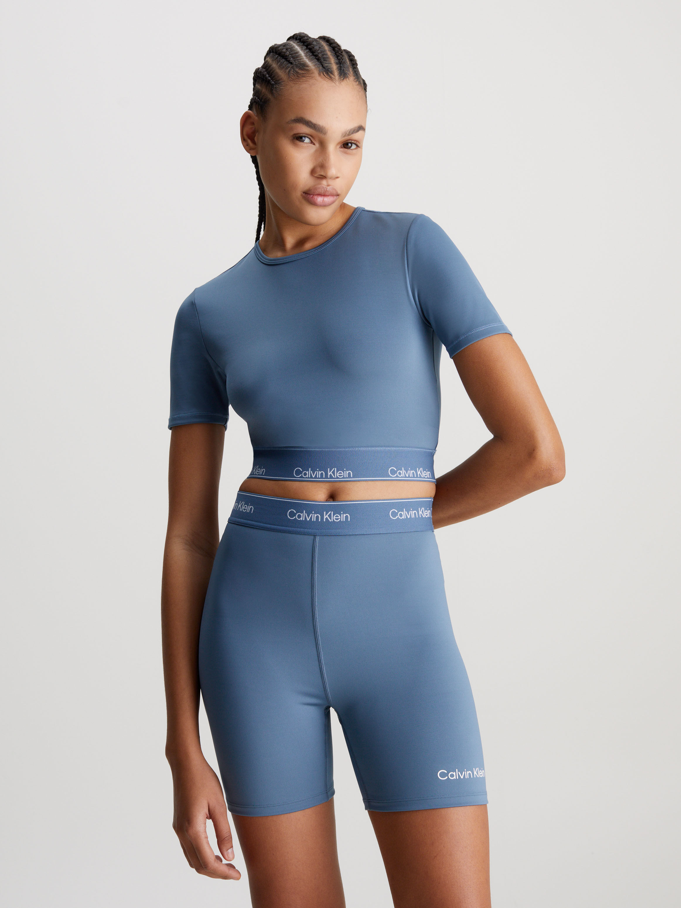 Calvin klein crop top set clearance