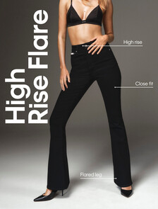 High Rise Flare Jeans, BLUE ORBIT, hi-res