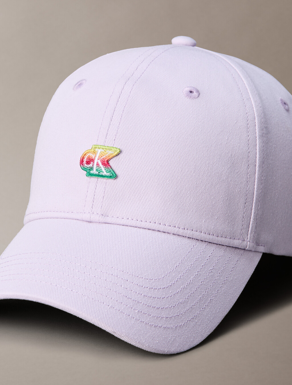 Cotton Twill Logo Cap - Pride, Lafayette Lavender, hi-res