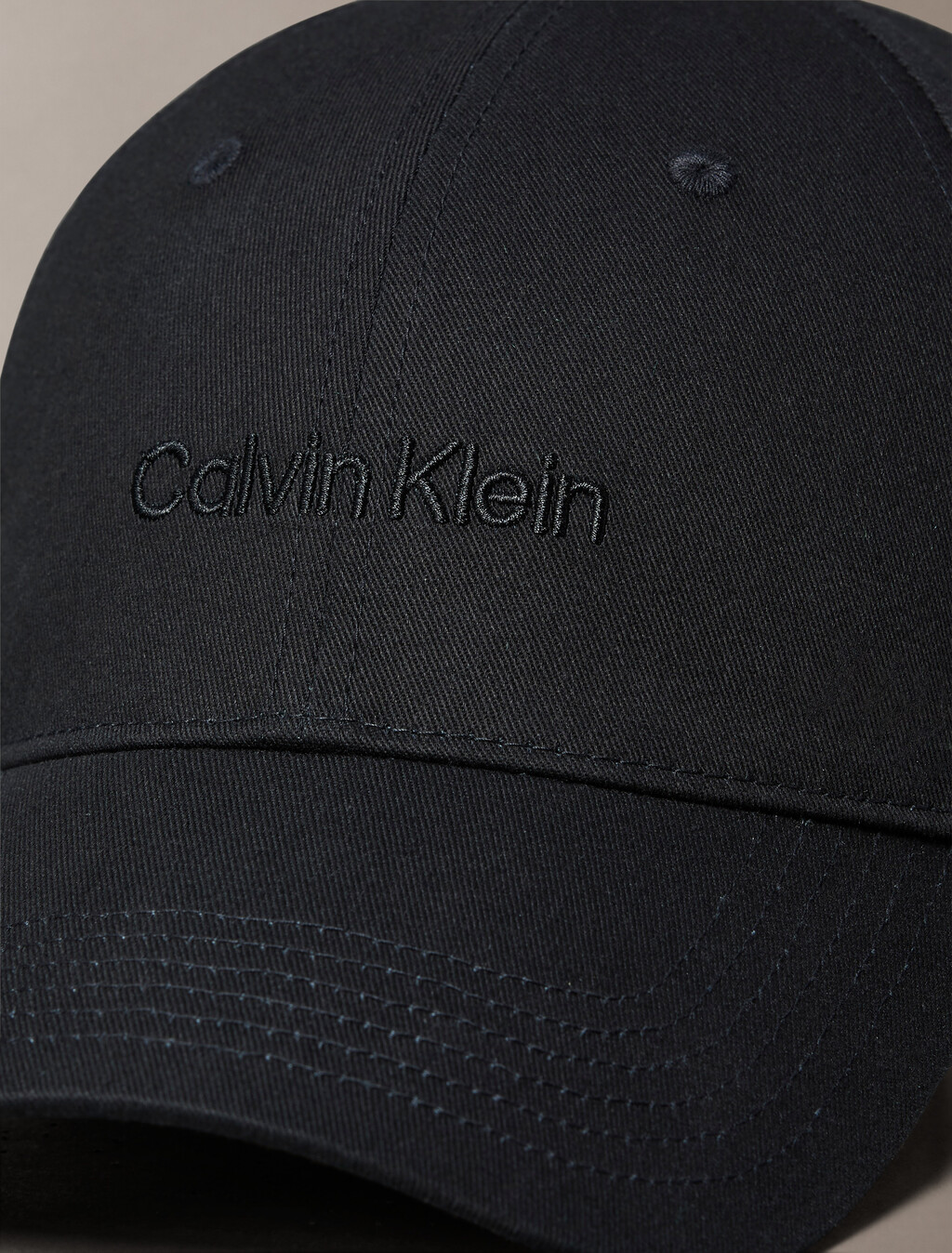 Logo Embroidery Baseball Cap, Black/Tonal Logo, hi-res
