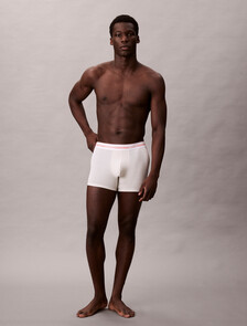 Icon Cotton Air Trunks, CHALK W/ ORANGE GLOW LOGO, hi-res