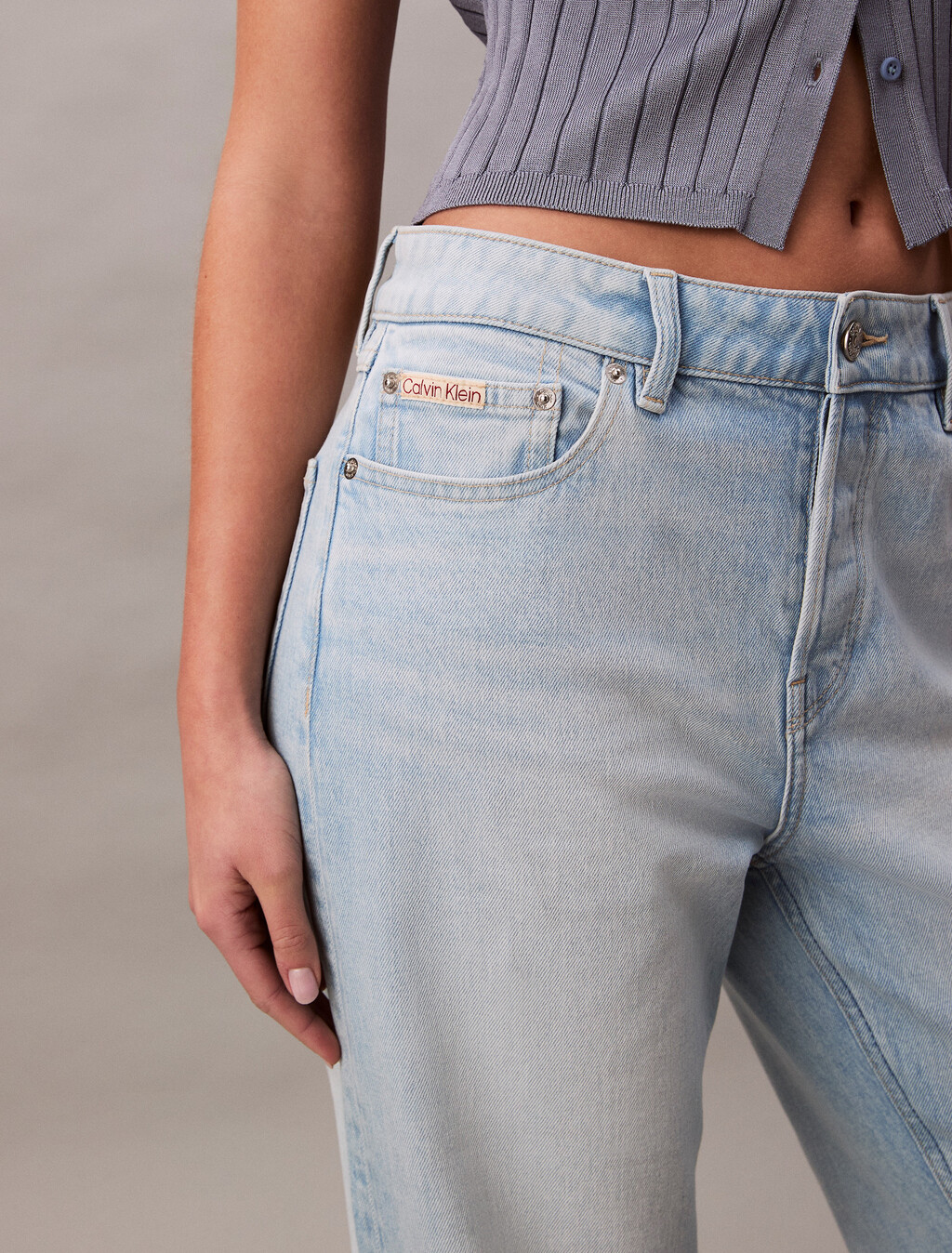 Signature 90s Straight Jeans, LT BLUE PEARL, hi-res