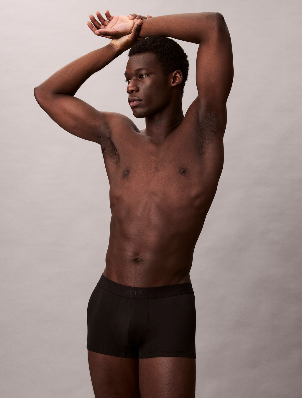 Trunks - CK Black Cotton, Black, hi-res