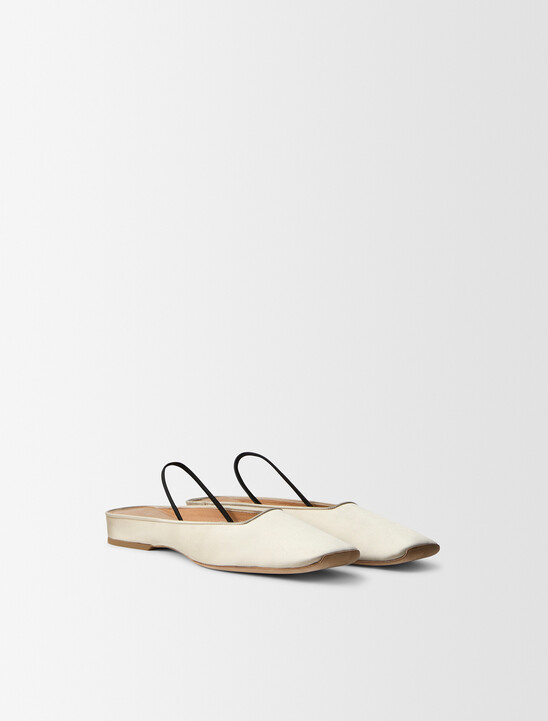 Kate Silk Satin Ballerina Flat