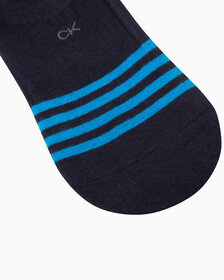 男士MONOGRAM LOGO 隱形襪, DARK BLUE, hi-res