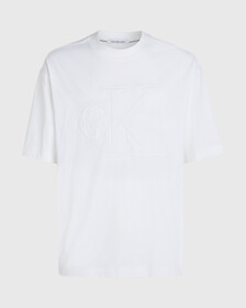 Oversized Monogram T恤, BRIGHT WHITE, hi-res