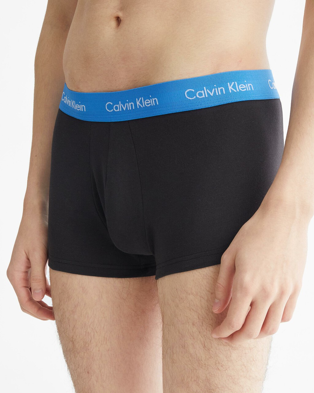 Cotton Stretch 低腰貼身短版四角褲（3 件組）, BLACK W GREY HTR WB/BLACK W WHITE WB/Bla, hi-res