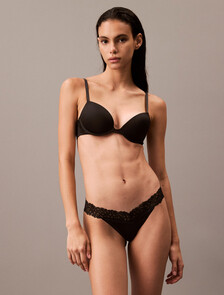 Calvin Klein Attraction Thong, Black, hi-res