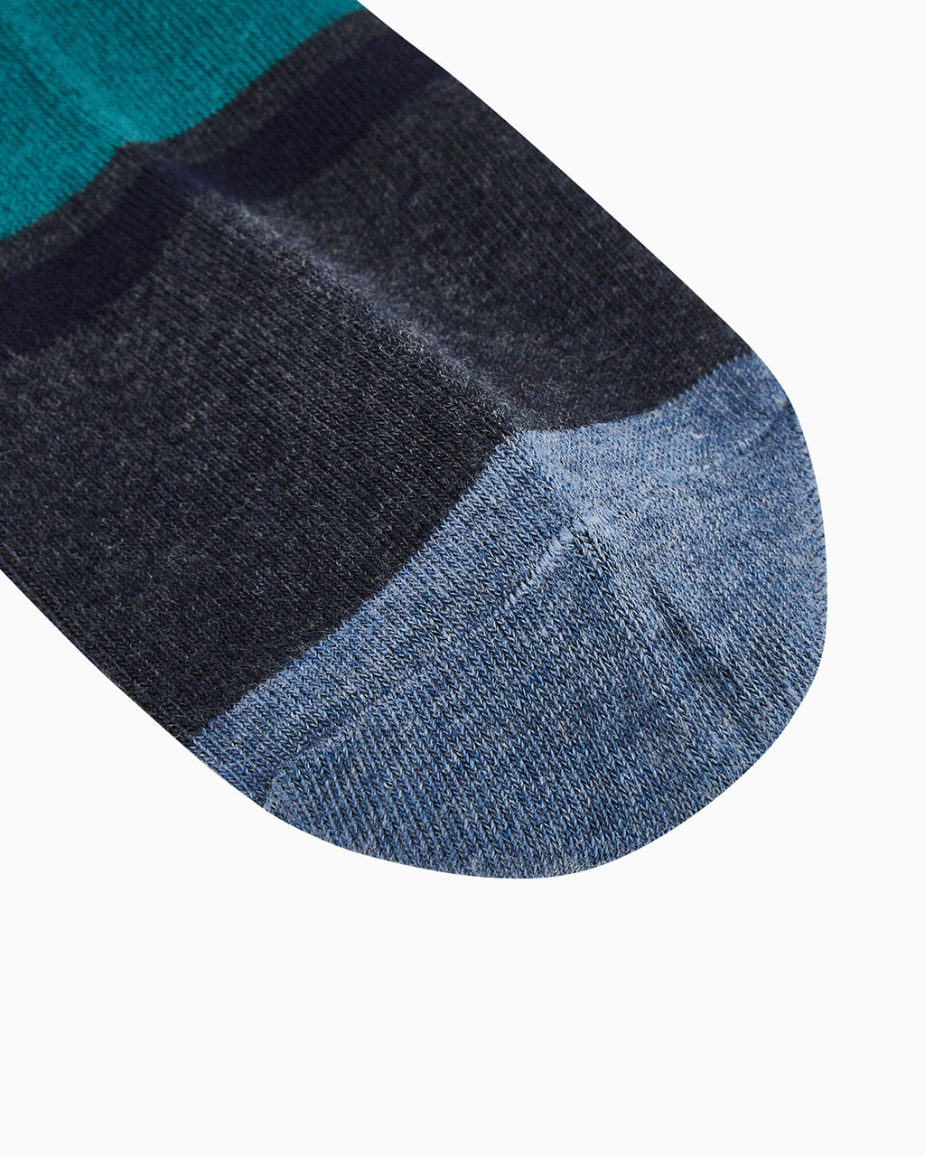 Men's 1 Pack Stripe Crew Socks, NAVY, hi-res