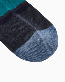 Men's 1 Pack Stripe Crew Socks, NAVY, hi-res