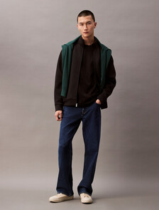 The Calvin Double Mercerized Tee, Black, hi-res