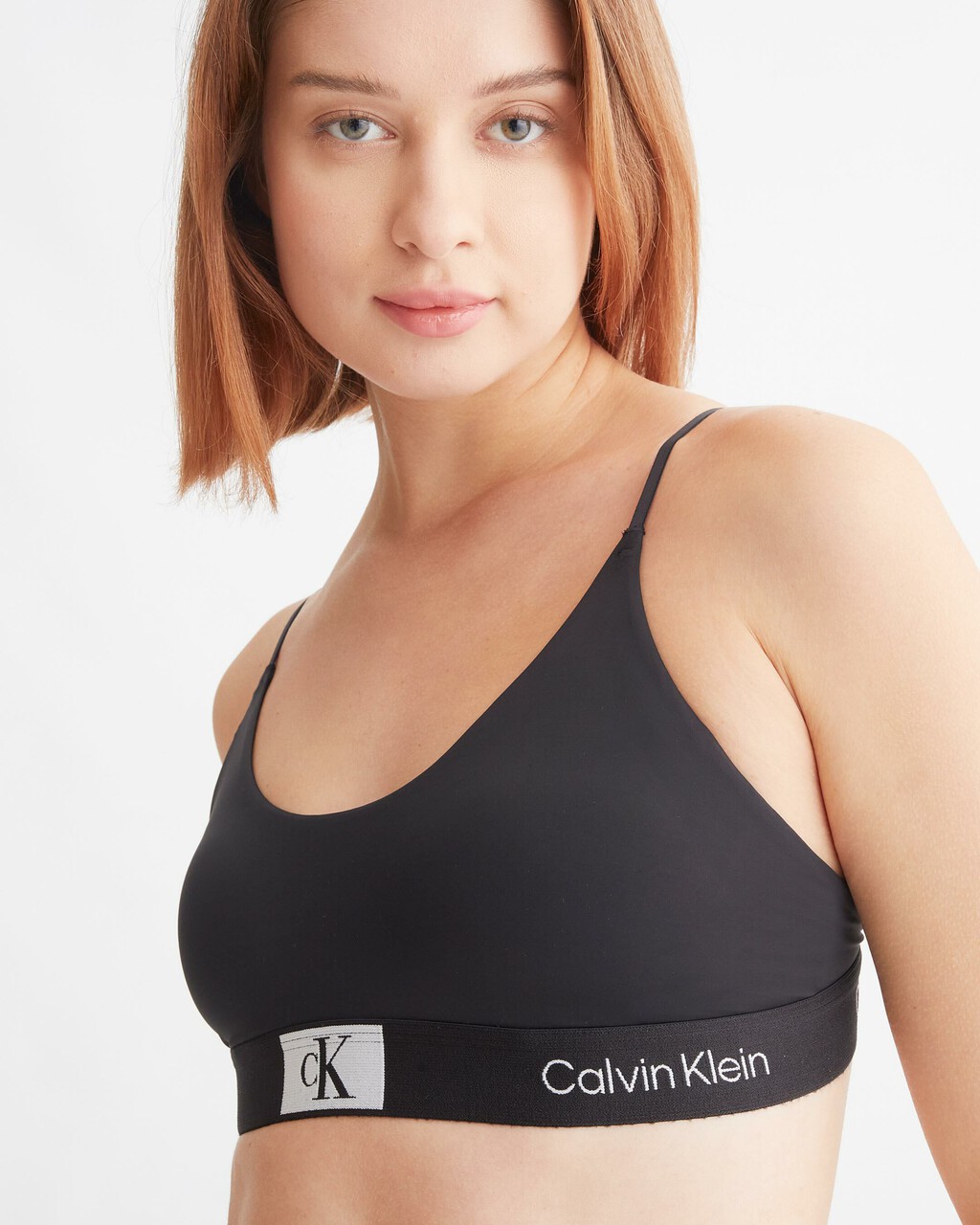 CALVIN KLEIN 1996 薄墊無鋼圈胸圍, Black, hi-res