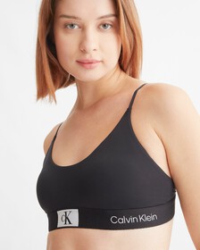 CALVIN KLEIN 1996 薄墊無鋼圈胸圍, Black, hi-res