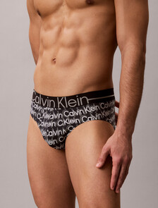 Invisibles 超細纖維網紗內褲, ECHO LOGO BLACK, hi-res