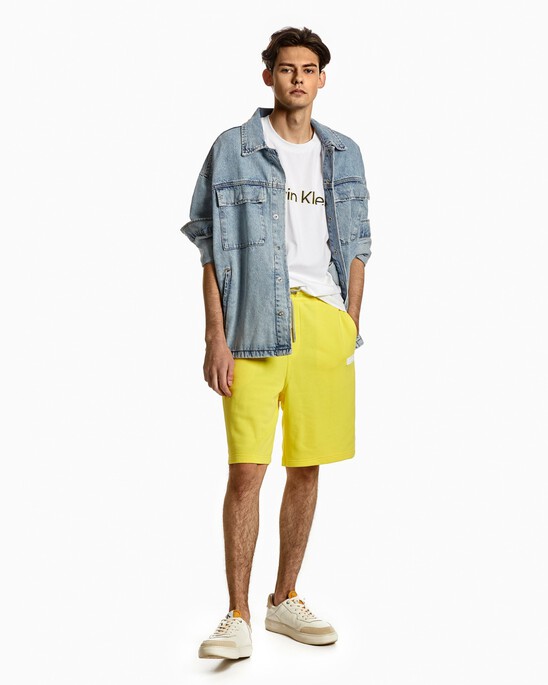 OVERSIZED UTILITY DENIM SHIRT JACKET