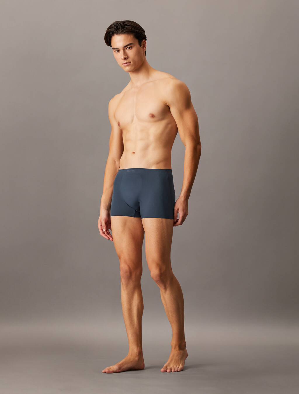 CK Black Bonded Low Rise Trunk, Ink, hi-res