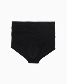 COTTON STANDARDS HIPSTER BRIEFS 3 PACK, 3 BLACK BEAUTY, hi-res