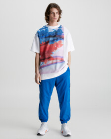 Oversized Printed T-Shirt, Bright White, hi-res