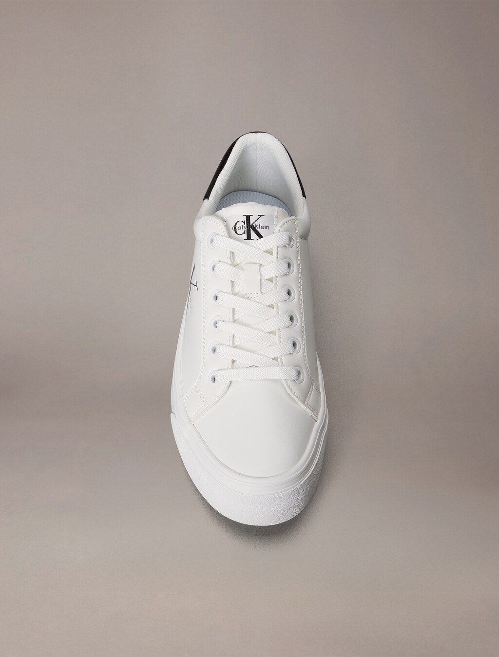 Vulcanized Flatform Lace Up Trainer, Bright White, hi-res