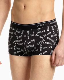CK One Print Micro 低腰四角褲, 10202 INKED LOGO PRINT+BLACK, hi-res