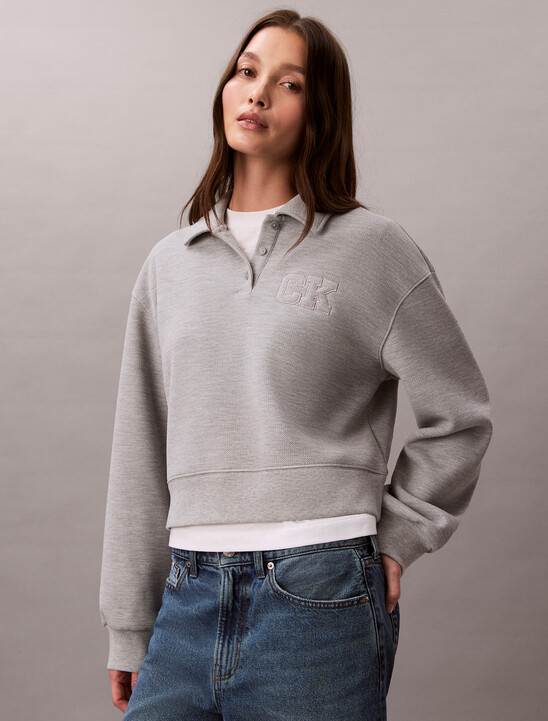 Relaxed Polo Sweatshirt